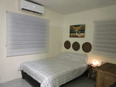 Cama o camas de una habitación en Rooms Veracruz