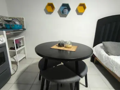 Cama o camas de una habitación en Rooms Veracruz