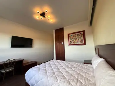 Cama o camas de una habitación en Hotel Los Angeles