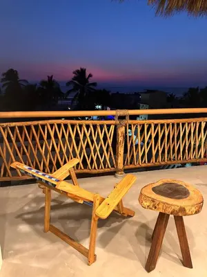 Un balcón o terraza de Hotel Almendros Bonfil