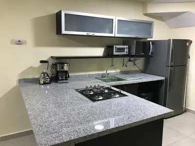 Una cocina o zona de cocina en Beautiful Villa in Terrasol Diamante