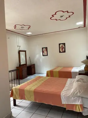 Cama o camas de una habitación en Hotel san ignacio
