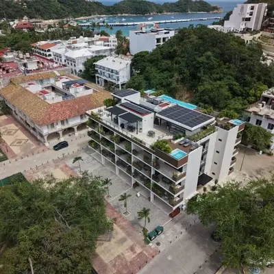 Condo 2 recámaras a pasos de playa Santa Cruz