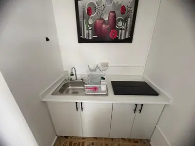 Una cocina o zona de cocina en Departamento Estudio C3 Centrico La Casona