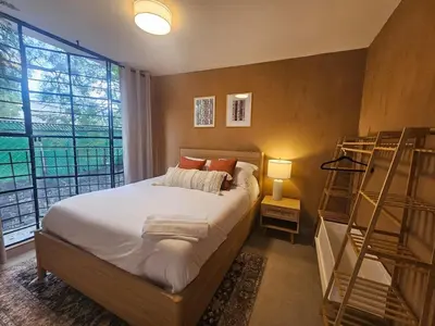 Cama o camas de una habitación en Casa Te Adoro Coyoacan