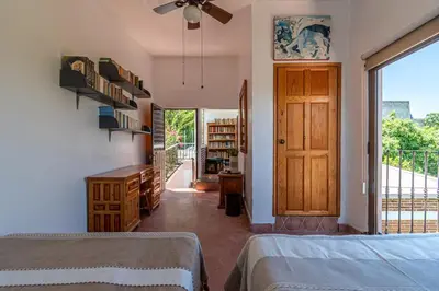Cama o camas de una habitación en Quinta La Aguacana