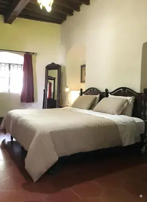 Cama o camas de una habitación en Casa Centenario