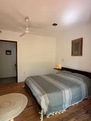 Cama o camas de una habitación en La baxada mazunte