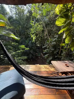 Jardín al aire libre en La baxada mazunte