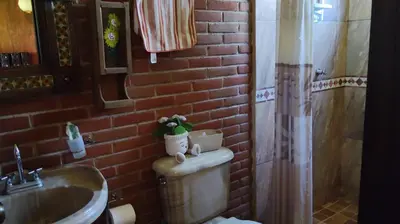Un baño de Cabaña Vicani