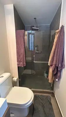 Un baño de Modern apartment in Angelopolis - 2 bedrooms