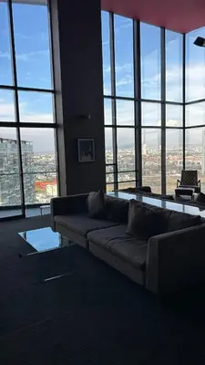 Zona de estar de Modern apartment in Angelopolis - 2 bedrooms
