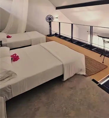 Cama o camas de una habitación en Loft Casa ODA