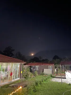 Jardín al aire libre en Casa de las montañas