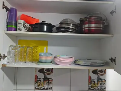 Una cocina o zona de cocina en Departamento a 10 minutos del aeropuerto