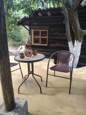 Plano de Temazcal en la montaña, hospedaje