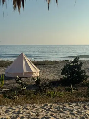 Paisaje cerca de este camping