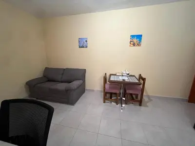 Zona de estar de Suite el Ángel #1