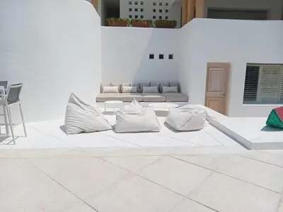 Zona de estar de Villa Marbella