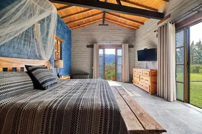Cama o camas de una habitación en Casa Estrella, Mountain View
