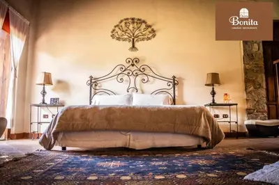 Cama o camas de una habitación en Quinta Bonita