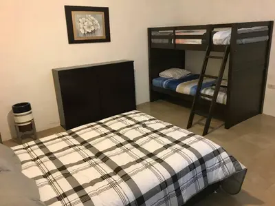 Cama o camas de una habitación en La casa flores