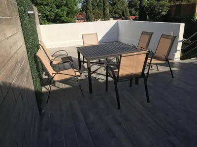 Un balcón o terraza de La casa flores