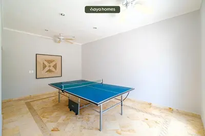 Instalaciones para jugar al ping pong en Amazing House -Private Pool - Tennis - Paddle Cour o alrededores