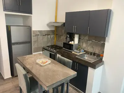Una cocina o zona de cocina en Departamento 5 Céntrico con WiFi y estacionamiento