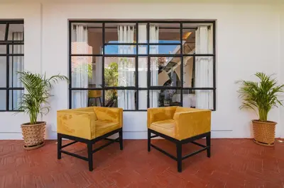 Zona de estar de Cocoon Oaxaca City- Curated Stay In Oaxaca Centro