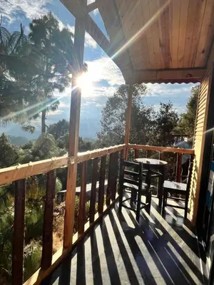 Paisaje cerca de este camping