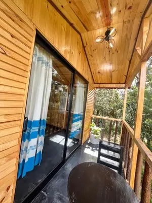 Un balcón o terraza de Cabaña OLIN