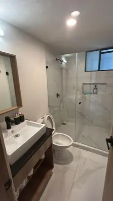 Un baño de Santa Fe Dorado Atardecer