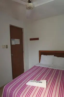 Cama o camas de una habitación en Hotel Reforma