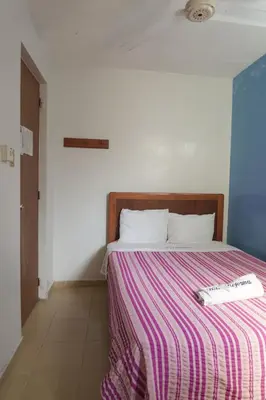 Cama o camas de una habitación en Hotel Reforma