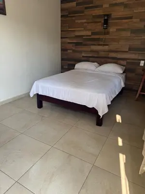 Cama o camas de una habitación en Casa Pelícanos playa de chachalacas