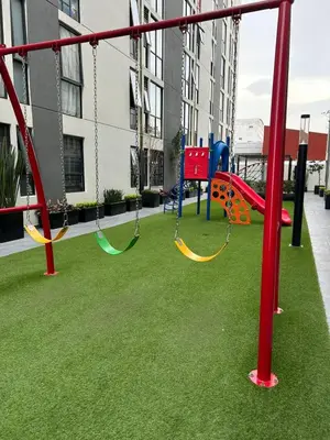 Zona de juegos infantil en Depa a 10 min de Estadio GNP