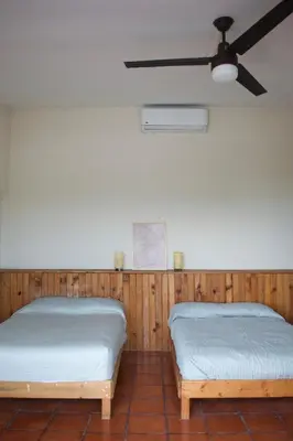 Cama o camas de una habitación en CASA ANTIA vacation home on Chachalacas beach