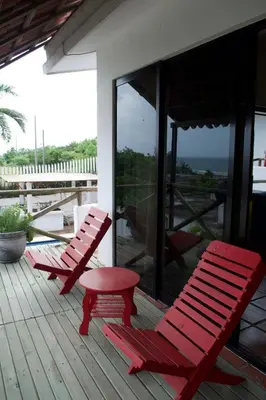 Un balcón o terraza de CASA ANTIA vacation home on Chachalacas beach