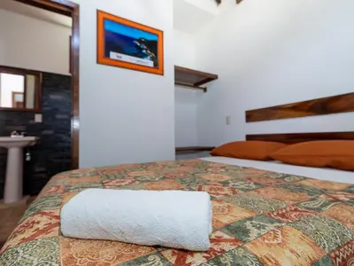 Cama o camas de una habitación en Las Barracas de la Barra