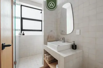 Un baño de Centric 3BR Condo in Downtown in Oaxaca