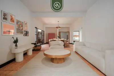 Zona de estar de Centric 3BR Condo in Downtown in Oaxaca