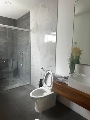 Un baño de Casa Vacacional Zona Riviera Veracruzana