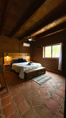 Cama o camas de una habitación en Casa Agave Huatulco