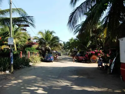 Jardín al aire libre en Casa Marina