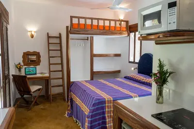 Cama o camas de una habitación en Casa Marina