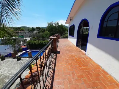 Un balcón o terraza de Casa Quinta DON RICARDO