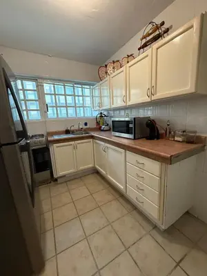 Una cocina o zona de cocina en Casa de la Abuela por la Playa