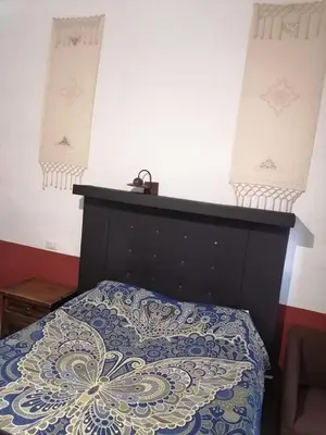 Cama o camas de una habitación en Hotel los remedios cholula puebla