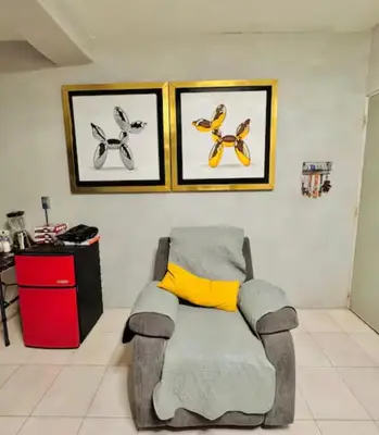 Zona de estar de Habitación en Zona Tejería cerca de ciudad industrial